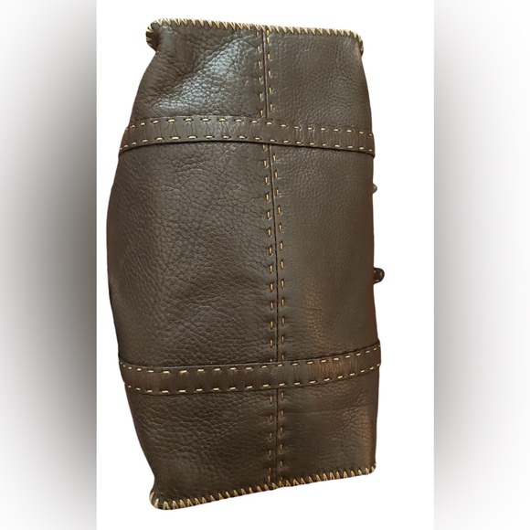 Fendi Selleria Leather Tote w/ Fendi Scarf - Picture 5 of 10